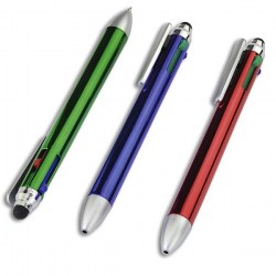 Στυλό πλαστικό με 3 μελάνια - M 4635